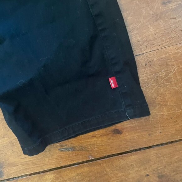 Levi’s Youth XL Black Elastic Waist Drawstring Slim Fit Shorts - Picture 3 of 10